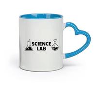 DEBINGY ceramica Tazze da caffè, tazze da tè e caffè Laboratorio scientifico Chimica scientifica （11oz/320ml） Lavabile in lavastoviglie e adatto al microonde Blu