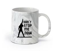 DEBINGY ceramica Tazze grandi da tè, caffè e cioccolata calda Non fermarmi adesso （11oz/320ml） Caffè, tè, latte macchiato, latte, cacao, succhi di frutta e altre bevande calde Nero marmo