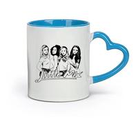 DEBINGY ceramica Tazze in ceramica per caffè, latte e tè Retro Musicians Band Music Bar Classic （11oz/320ml） Ottimo per casa, ufficio, bar, idee regalo Blu