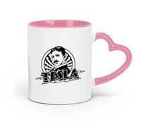 DEBINGY ceramica Tazze in gres per caffè, tè, Logo e citazione scientifica - Aula didattica scientifica （11oz/320ml） Ottimo regalo per gli innamorati Rosa