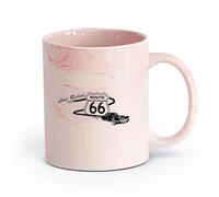 DEBINGY ceramica Tazze per cioccolata calda Sala giochi per corse su strada americane Amo il ciclismo （11oz/320ml） per Tè, caffè e bevande calde Rosa marmo