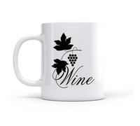 DEBINGY Tazza in ceramica per caffè, tè e cacao Vino, bevanda alcolica, caffè, ristorante （11oz/320ml） Ottimo regalo per gli innamorati