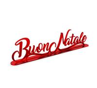 Debora Carlucci Scritta in Plexiglass Acrilico Buon Natale Corsivo 40 cm Design Moderno Decorazioni Natalizie Idee Regalo Addobbi Natalizi per la Casa o Ufficio 100% Made in Italy (Rosso, 40 cm)