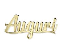 Debora Carlucci Scritta Personalizzata in Plexiglass AUGURI Acrilico Specchiato 15 cm Made in Italy Idea Regalo Compleanno,Bomboniera,Nascita,Cake Topper,Decorazione 3 mm (1, Color Oro)