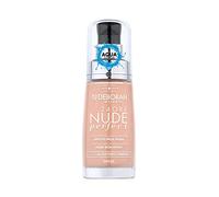 Deborah 24ORE Fondotinta Nude Perfect N.01, Idratante e leggero, Lunga Tenuta, Effetto Nude, Texture Fluida dalla Coprenza Media, per un Incarnato Uniforme, Radioso e Vellutato
