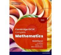 Ian Bettison Mathew Cambridge IGCSE Complete Mathematics Core: Stud (Tascabile)