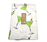 DEBORAH CONNOLLY Bianco, Verde Apple Martini Oliva Cocktail Cotone Beach, Bagno