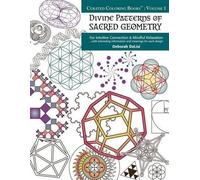 Deborah Delisi Divine Patterns of Sacred Geometry Coloring Book (Tascabile)