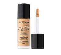 Deborah Fondotinta 24ORE Extra Cover N.03 Sand SPF20, ad Altissima Coprenza e Lunga Tenuta, applicatore di precisione per uso correttore
