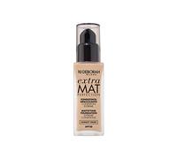 Deborah Fondotinta Extra Mat Perfection N.00 Ivory Finish Opaco, Texture No Transfer e Humidity Proof, SPF20-30 ml