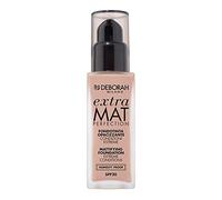 Deborah Fondotinta Extra Mat Perfection N.01 Fair Finish Opaco, Texture No Transfer e Humidity Proof, SPF20 - 30 ml
