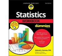 Deborah J. Rumse Statistics Workbook For Dummies with Online Practic (Tascabile)