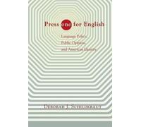 Deborah J. Schildkraut Press "ONE" for English (Tascabile)