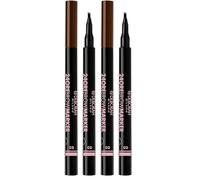 Deborah Milano - 24 Ore Brow Marker, 03 Dark Brown, Penna Sopracciglia Effetto Microblading a Lunga Tenuta, Delinea e Riempie le Sopracciglia, 0.8 gr (Confezione da 2)