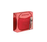 Deborah Milano Beauty Kit Obag Gummy Mini Bag Rossa | Idea Regalo Make up, contiene Mascara Instant Maxi Volume e Matita 24ore Nera