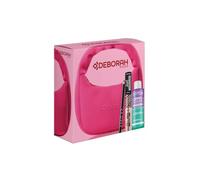 Deborah Milano Beauty Kit Obag Moonbag Fuchsia | Idea Regalo Make up, contiene Mascara Like a Pro Duo Nera, Matita 24Ore Nera, Struccante Bifasico Dermolab 50ml