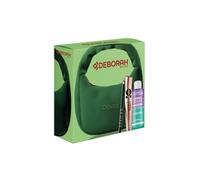 Deborah Milano Beauty Kit Obag Moonbag Verde | Idea Regalo Make up, contiene Mascara Instant Maxi Volume Black, Matita Nera 24Ore, Struccante Bifasico Dermolab 50ml