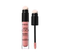 Deborah Milano - Blush & Lipstick Easy Color, 07 Peach Glow, con Acido Ialuronico e Olio di Mandorle Dolci, Colore Intenso e Long Lasting su Guance e Labbra, 30ml