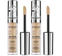 Deborah Milano - Correttore Fluido 24 Ore Perfect All-Over Concealer, 3.1 Nude, Long-Lasting e Waterproof, Coprenza ad Alta Tenuta, Minimizza Imperfezioni, Occhiaie e Discromie del Viso