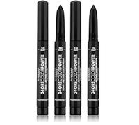 Deborah Milano - Ombretto 24 Ore Color Power Waterproof in Stick, 10 Mat Black, Texture No Transfer ad Alta Sfumabilità e Pigmentazione, Dona Intensità Long Lasting allo Sguardo, 3 gr