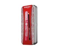 Deborah Milano - Set Regalo Donna Trucco Occhi in Latta, Include Mascara Like a PRO con Acido Ialuronico e Matita 24 Ore 251 Black, N.5