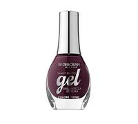 Deborah Milano -Smalto Gel Effect, Colore 230 Dark Red, Colore Pieno, Brillantezza estrema ed Effetto Volumizzante come il Gel, 8.5ml