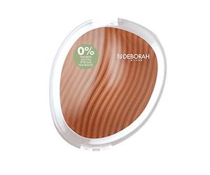 Deborah Milano - Terra Compatta Formula Pura con Ingredienti Naturali, 03 Light Rose, Finish Scorrevole e Modulabile, Scolpisce il Viso e Dona una Pelle Naturalmente Abbronzata, 11 gr