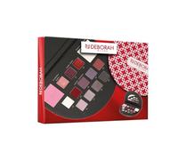 Deborah Milano - Trousse Set Regalo Donna Make Up Beauty Gift n.1 Mini Toni Freddi, Include Palette di Ombretti, Gloss, Rossetti e Polveri Viso dai diversi Finish e Colori, in Carta FSC