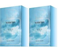 Deborah Milano - Wild Eau de Toilette, Profumo Donna, Fragranza Sensuale e Fiorita con Note di Pepe Nero, Bacche, Agrumi e Cocco, 100 ml (Confezione da 2)