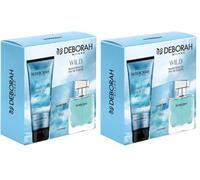 Deborah Milano - Wild Set Doccia con Profumo e Bagnodoccia, Cofanetto Regalo Donna, Fragranza con Note di Pepe Nero, Bacche, Agrumi e Cocco, Eau de Toilette 100ml e Docciaschiuma 250ml