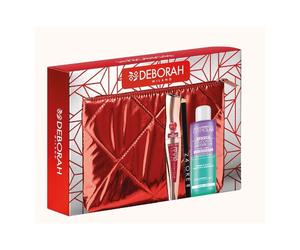 DEBORAH POCHETTE NATALE 2023 con MASCARA Instant + Matita Occhi +Dermolab n.1