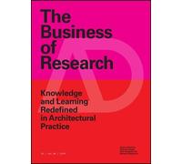 Deborah Saunt The Business of Research (Tascabile) Architectural Design