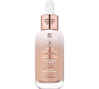 Deborah Milano - Skin Booster Fondotinta in Siero SPF 15, N.3 Medium, Energizzante e Illuminante, con Vitamina C, Effetto Naturale, Uniforma l'Incarnato, 30 ml