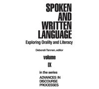Deborah Tannen Spoken and Written Language (Copertina rigida)