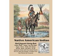 Debra Frame Native American Indian Adult Grayscale Coloring Book (Tascabile)