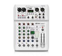 DEBRA PRMX-6 Mixer audio a 4 canali con riverbero DSP per registrazioni dal vivo
