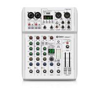 DEBRA PRMX-6 Mixer audio a 4 canali DSP Reverb per registrazioni dal vivo (spina