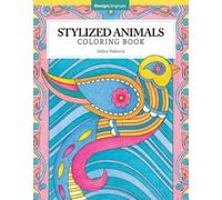 Debra Valencia Stylized Animals Coloring Book (Tascabile)