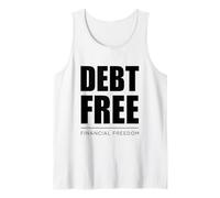 Debt Free libertà Finanziaria Pagare Debito Finanza Ricchezza Canotta