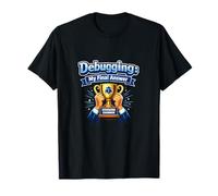 Debug My Final Answer Funny Programmer Trophy Hands Maglietta