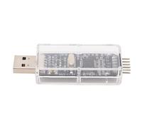 Debugger STM32, Open Source ARM Cortex M Downloader USB 5V per Scheda PCB | Materiale PCB ABS Interfaccia SWD Trascinamento Firmware Portatile Leggero Durevole Uso Quotidiano