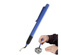 Deburring Tool - Hand Deburring Pen Style Trimming Kniƒe ABS Metal | Edge Chamfer Scraper Metal Burr Remover Precision Hand Tool Lightweight 11.8cm