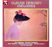 DEBUSSY Achille Claude (Francia) - DEBUSSY, Claude: Melodies -- EMI PATHE MARCONI (1980)-Ameling, Command, Mesple, von Stade, Souzay, Baldwin-Vinyl LP-EMI 165 16371/4-DEBUSSY Achille Claude (Francia)-AMELING Elly (soprano); BALDWIN Dalton (pianoforte); MESPLE' Mady (soprano); SOUZAY Gerard (baritono); STADE Frederica von (mezzo-soprano)