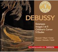 Debussy : Estampes, Images I et II, Children's Corner, 5 Etudes. Bavouzet, Meyer, Cortot, François, Horowitz, Haskil.