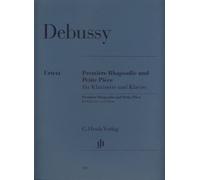 Première Rhapsodie und Petite Pièce für Klarinette und Orchester. Klarinette und Klavier