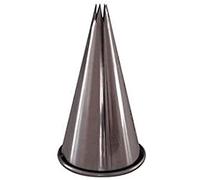 DeBuyer 2112. 08N Fluted-à-Poche con 7 Denti, B7, Senza Saldatura, in Acciaio Inox, 5,7 cm