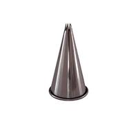 DeBuyer 2112.16 N, sac-à-Poche con 7 Denti D7 Solderless 5,3 cm in Acciaio Inox