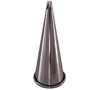 DeBuyer A5 5 Denti 2112. 02 N Fluted-à-Poche in Acciaio Inox, Altezza: 6 cm