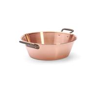 DeBuyer Bassina per marmellata in Legno Liscio, 1,2 mm, 9 Litri, Rame, Rosso, 38 cm