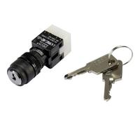 DECA 1384380 ADA16K6-AR0-CA Interruttore a chiave 250 V/AC 5 A 1 x Off / On 1